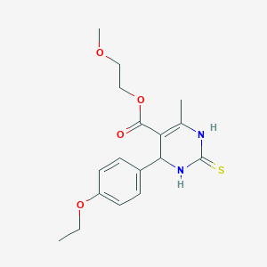 2-Methoxyethyl 6-(4-ethoxyphenyl)-4-methyl-2-sulfanyl-1,6-dihydropyrimidine-5-carboxylate