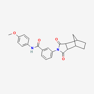 3-(1,3-dioxooctahydro-2H-4,7-methanoisoindol-2-yl)-N-(4-methoxyphenyl)benzamide