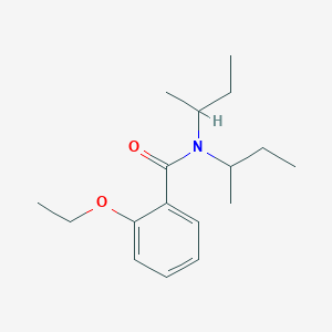 molecular formula C17H27NO2 B4026245 N,N-di(butan-2-yl)-2-ethoxybenzamide 