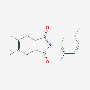 molecular formula C18H21NO2 B402626 2-(2,5-dimethylphenyl)-5,6-dimethyl-3a,4,7,7a-tetrahydro-1H-isoindole-1,3(2H)-dione 