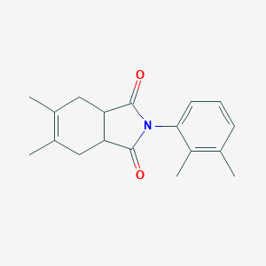 molecular formula C18H21NO2 B402628 2-(2,3-dimethylphenyl)-5,6-dimethyl-3a,4,7,7a-tetrahydro-1H-isoindole-1,3(2H)-dione 