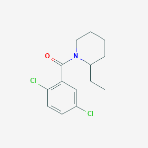 molecular formula C14H17Cl2NO B4026303 (2,5-Dichlorophenyl)(2-ethylpiperidin-1-yl)methanone 