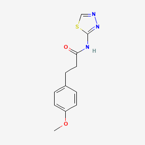 3-(4-methoxyphenyl)-N-(1,3,4-thiadiazol-2-yl)propanamide