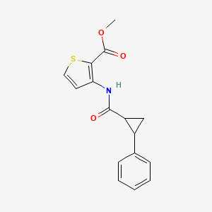 methyl 3-{[(2-phenylcyclopropyl)carbonyl]amino}-2-thiophenecarboxylate