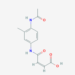 (Z)-4-(4-acetamido-3-methylanilino)-4-oxobut-2-enoic acid