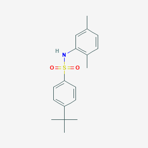 molecular formula C18H23NO2S B402640 4-tert-butyl-N-(2,5-dimethylphenyl)benzenesulfonamide 