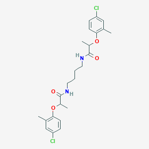 N,N'-butane-1,4-diylbis[2-(4-chloro-2-methylphenoxy)propanamide]