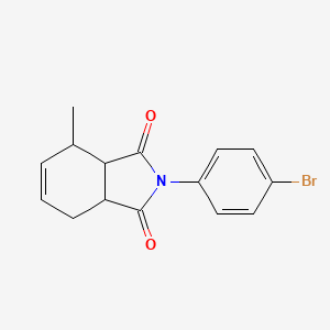 2-(4-bromophenyl)-4-methyl-3a,4,7,7a-tetrahydro-1H-isoindole-1,3(2H)-dione