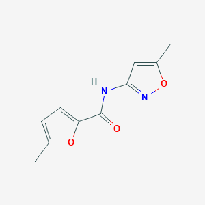 molecular formula C10H10N2O3 B4026456 5-methyl-N-(5-methyl-1,2-oxazol-3-yl)furan-2-carboxamide 