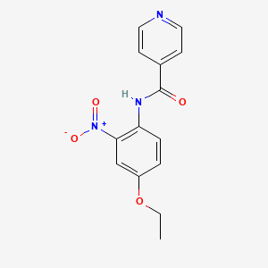 N-(4-ethoxy-2-nitrophenyl)pyridine-4-carboxamide