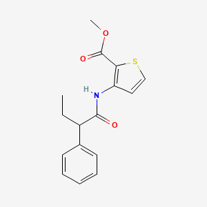 methyl 3-[(2-phenylbutanoyl)amino]-2-thiophenecarboxylate