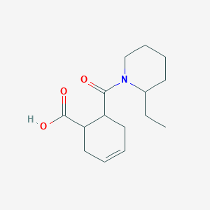 6-[(2-ethyl-1-piperidinyl)carbonyl]-3-cyclohexene-1-carboxylic acid