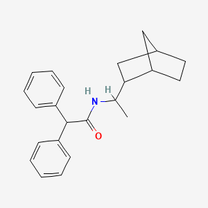 N-[1-(bicyclo[2.2.1]hept-2-yl)ethyl]-2,2-diphenylacetamide