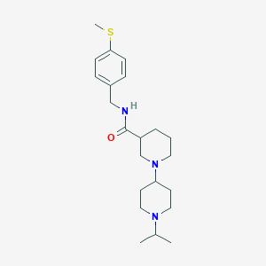 1'-isopropyl-N-[4-(methylthio)benzyl]-1,4'-bipiperidine-3-carboxamide