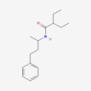 2-ethyl-N-(4-phenylbutan-2-yl)butanamide