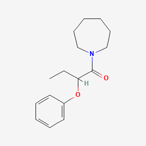 molecular formula C16H23NO2 B4026607 1-(Azepan-1-yl)-2-phenoxybutan-1-one 