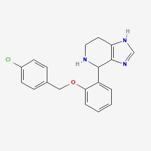 4-{2-[(4-chlorobenzyl)oxy]phenyl}-4,5,6,7-tetrahydro-1H-imidazo[4,5-c]pyridine