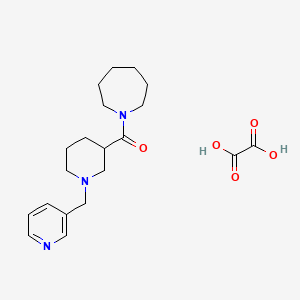 1-{[1-(3-pyridinylmethyl)-3-piperidinyl]carbonyl}azepane oxalate