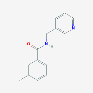 molecular formula C14H14N2O B402670 3-methyl-N-(pyridin-3-ylmethyl)benzamide 