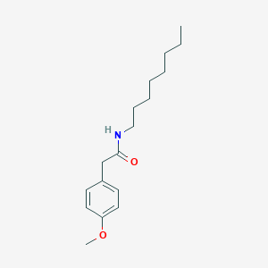 molecular formula C17H27NO2 B402671 2-(4-methoxyphenyl)-N-octylacetamide 