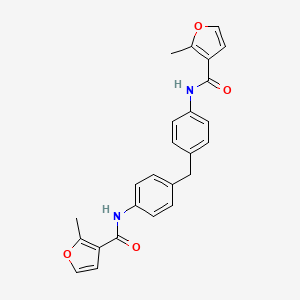 2-methyl-N-[4-[[4-[(2-methylfuran-3-carbonyl)amino]phenyl]methyl]phenyl]furan-3-carboxamide