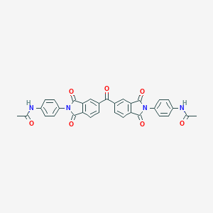 N,N'-{carbonylbis[(1,3-dioxo-1,3-dihydro-2H-isoindole-5,2-diyl)benzene-4,1-diyl]}diacetamide
