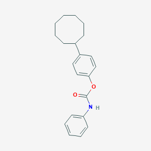 molecular formula C21H25NO2 B402683 4-Cyclooctylphenyl phenylcarbamate 