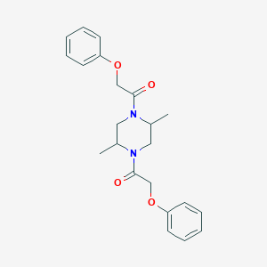 1,1'-(2,5-Dimethylpiperazine-1,4-diyl)bis(2-phenoxyethanone)