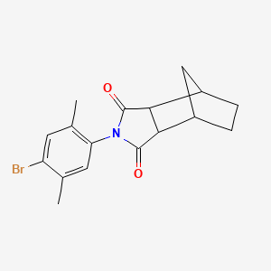 molecular formula C17H18BrNO2 B4026897 2-(4-bromo-2,5-dimethylphenyl)hexahydro-1H-4,7-methanoisoindole-1,3(2H)-dione 