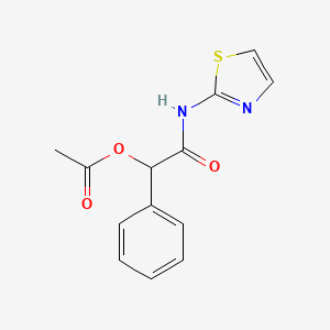 Acetic acid phenyl-(thiazol-2-ylcarbamoyl)-methyl ester