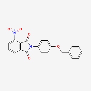 2-[4-(benzyloxy)phenyl]-4-nitro-1H-isoindole-1,3(2H)-dione