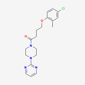 4-(4-CHLORO-2-METHYLPHENOXY)-1-[4-(2-PYRIMIDINYL)PIPERAZINO]-1-BUTANONE