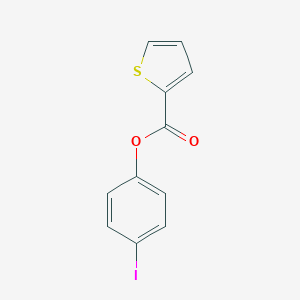 molecular formula C11H7IO2S B402692 4-Iodophenyl thiophene-2-carboxylate 