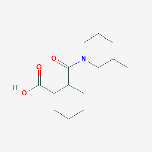 2-[(3-methyl-1-piperidinyl)carbonyl]cyclohexanecarboxylic acid