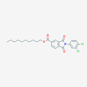 Decyl 2-(3,4-dichlorophenyl)-1,3-dioxo-5-isoindolinecarboxylate