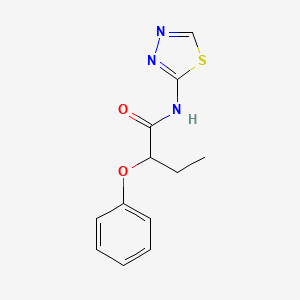 2-phenoxy-N-(1,3,4-thiadiazol-2-yl)butanamide