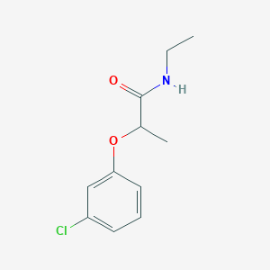 2-(3-chlorophenoxy)-N-ethylpropanamide