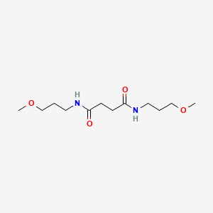 molecular formula C12H24N2O4 B4027055 N,N'-bis(3-methoxypropyl)butanediamide 