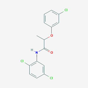 2-(3-chlorophenoxy)-N-(2,5-dichlorophenyl)propanamide