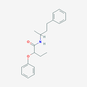 2-phenoxy-N-(4-phenylbutan-2-yl)butanamide