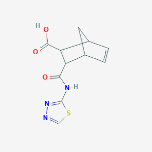 3-[(1,3,4-thiadiazol-2-ylamino)carbonyl]bicyclo[2.2.1]hept-5-ene-2-carboxylic acid