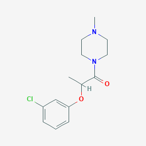 2-(3-Chlorophenoxy)-1-(4-methylpiperazin-1-yl)propan-1-one