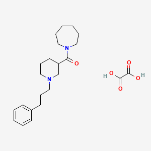 1-{[1-(3-phenylpropyl)-3-piperidinyl]carbonyl}azepane oxalate