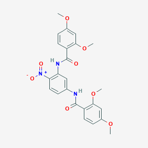 N,N'-(4-nitro-1,3-phenylene)bis(2,4-dimethoxybenzamide)