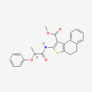 methyl 2-[(2-phenoxypropanoyl)amino]-4,5-dihydronaphtho[2,1-b]thiophene-1-carboxylate