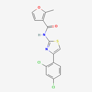 N-[4-(2,4-dichlorophenyl)-1,3-thiazol-2-yl]-2-methyl-3-furamide