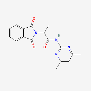 N-(4,6-dimethylpyrimidin-2-yl)-2-(1,3-dioxo-1,3-dihydro-2H-isoindol-2-yl)propanamide