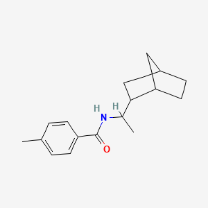 N-(1-{BICYCLO[2.2.1]HEPTAN-2-YL}ETHYL)-4-METHYLBENZAMIDE