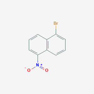 molecular formula C10H6BrNO2 B040273 1-Bromo-5-nitronaphthalene CAS No. 5328-76-7