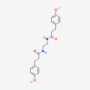 3-(4-METHOXYPHENYL)-N-{2-[3-(4-METHOXYPHENYL)PROPANAMIDO]ETHYL}PROPANAMIDE